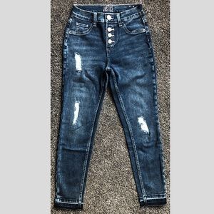 Justice Distressed High Rise Jeggin